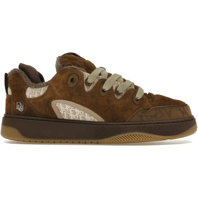 Dior B9S Skater ERL Brown Suede Dior Oblique Jacquard