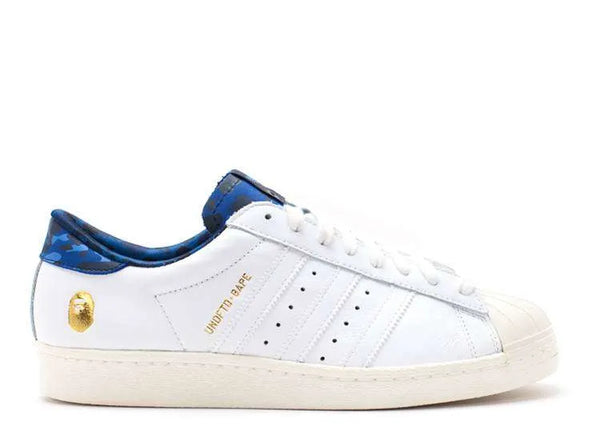 AD SUPERSTAR ‘BAPE WHITE BLUE’