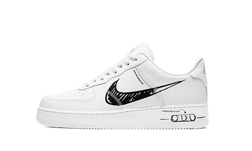 AF1 White Black