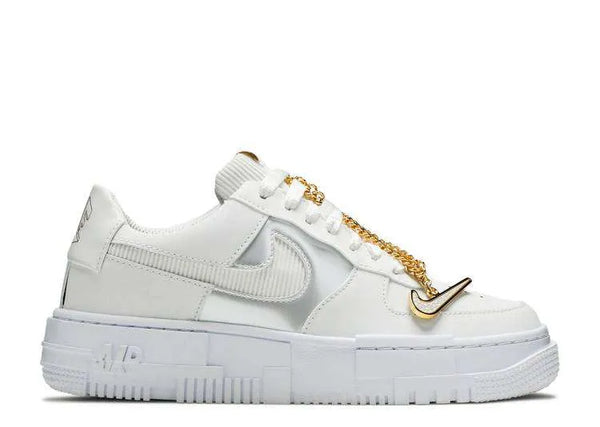 AIR FORCE 1 PIXEL ‘GREY GOLD CHAIN’