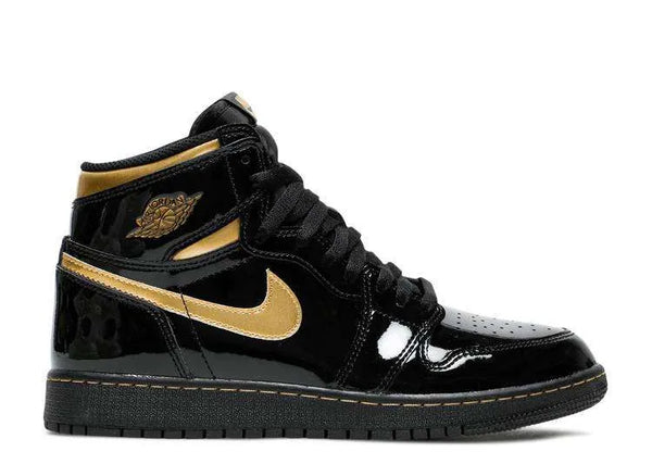 AJ 1 HIGH ‘BLACK METALLIC GOLD’