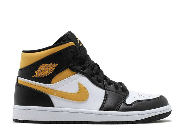 AJ 1 MID ‘BLACK UNIVERSITY GOLD’