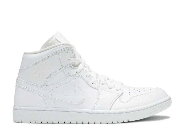 AJ 1 MID ‘TRIPLE WHITE’