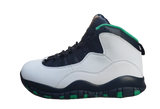 Air Jordan 10 “Blanco, Negro y Verde”
