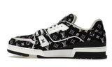 Black Monogram Textile