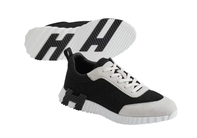 Hermes Bouncing Sneaker “Black White”