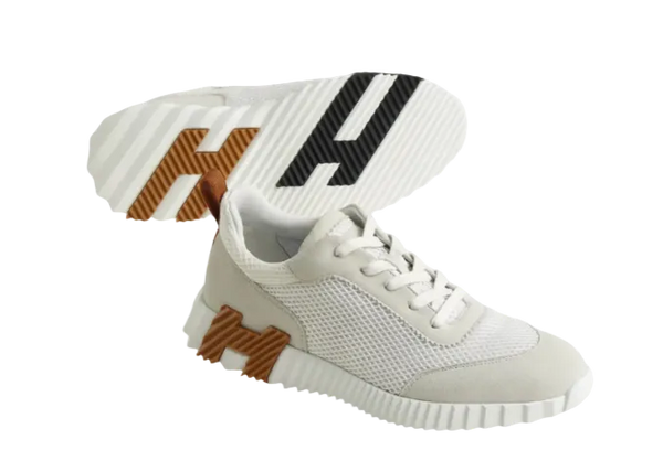 H Bouncing Sneaker “Blanc Brown”