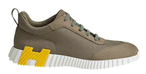 H Bouncing Sneaker “Etoupe/Yellow”