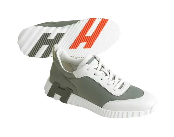 Hermes Bouncing Sneaker Ripstop “Etoupe Blanc”