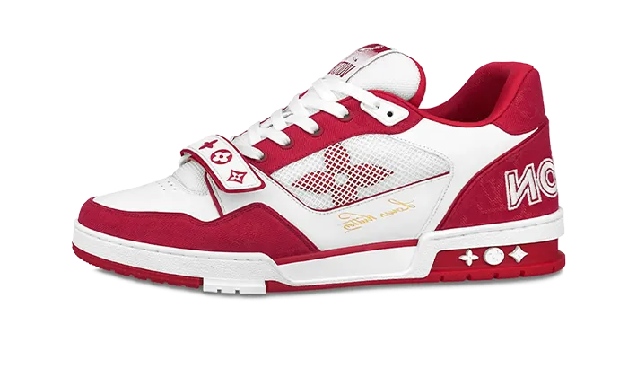 Red Monogram Denim Cinturino
