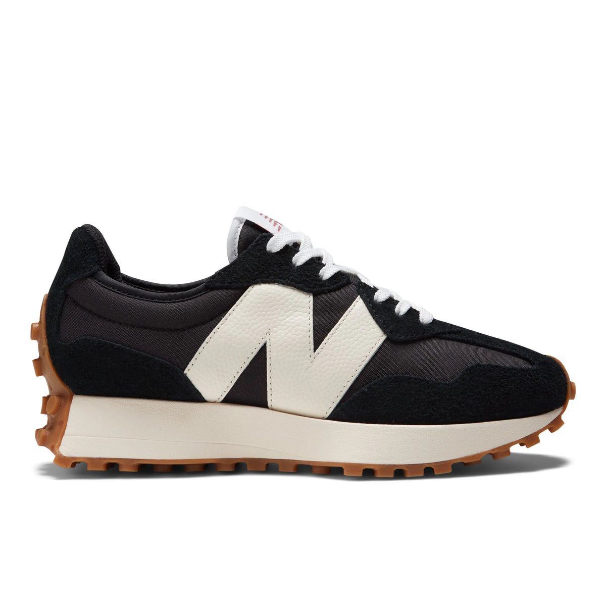 New Balance 327 ‘Negro con Blanco y Rojo Mineral’